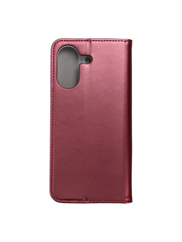 Kabura SMART MAGNETO do XIAOMI Redmi 13C 4G / 13C 5G / POCO C65 burgundowy