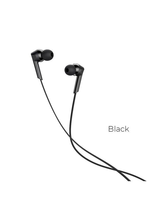 Słuchawki przewodowe douszne Jack 3,5 mm Hoco M72 czarne