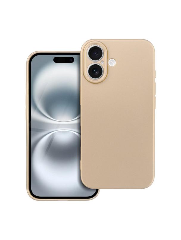 Futerał METALLIC do IPHONE 16 złoty