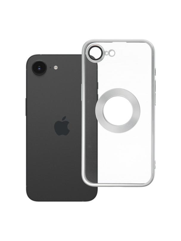 Futerał do iPhone 16e (SE 4 2025) Glam srebrny