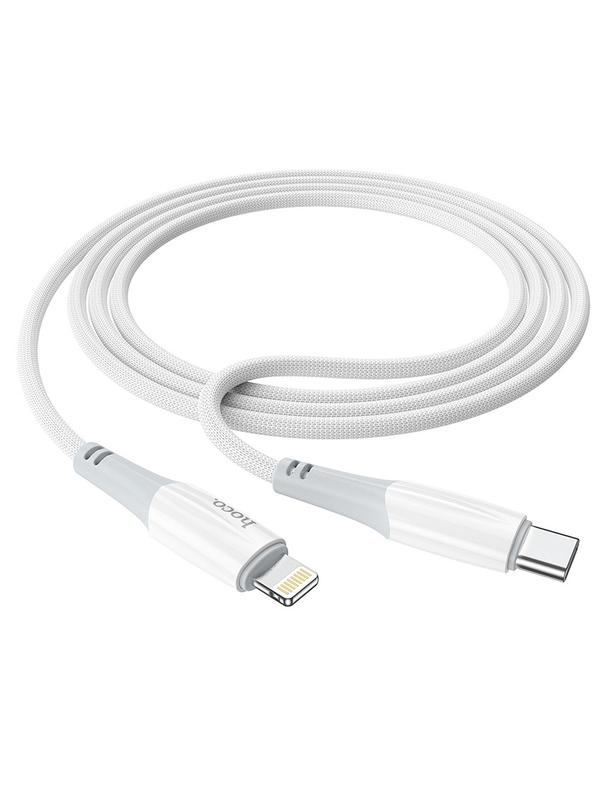 Kabel USB C do Lightning Hoco PD 3A 20W 1 m X70 biały