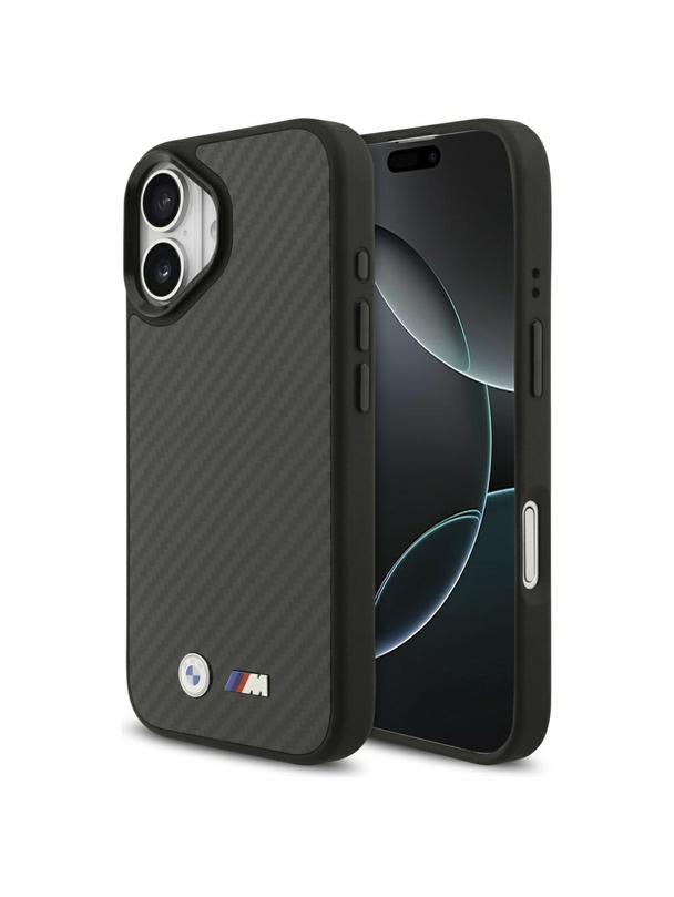 BMW futerał do IPHONE 17 kompatybilny z MagSafe BMHMP17S24CFMMK (Kevlar Matt) black
