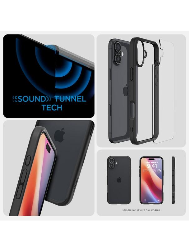 SPIGEN futerał ULTRA HYBRID do IPHONE 16 matte black