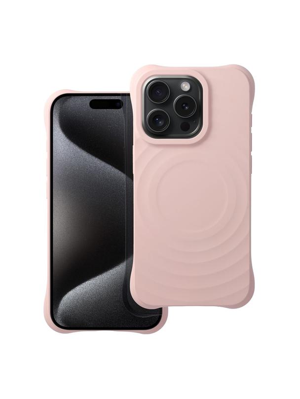 Silicone Zephyr Mag Cover kompatybilny z MagSafe do IPHONE 16 PLUS różowy