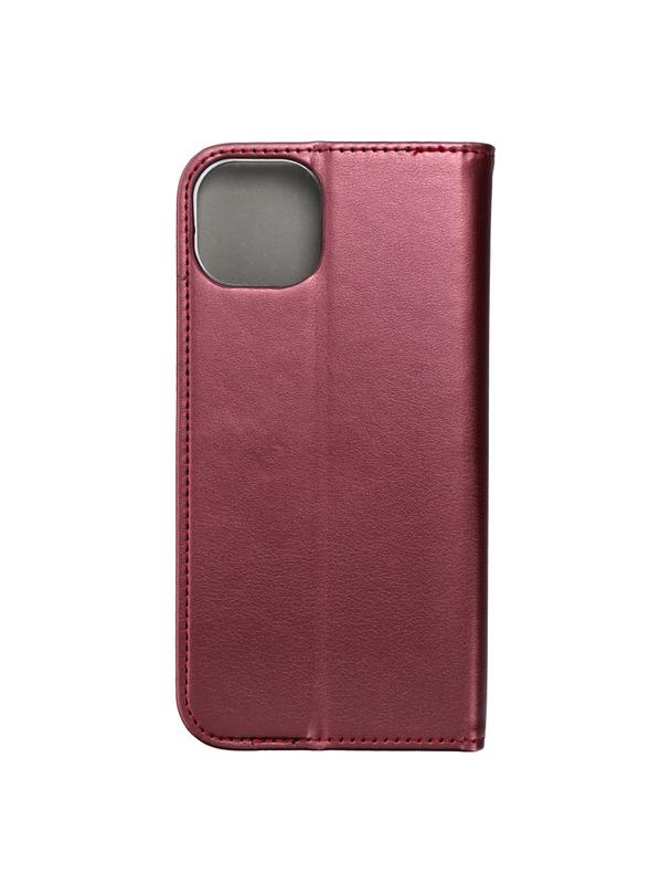 Kabura SMART MAGNETO do IPHONE 15 Plus burgundowy