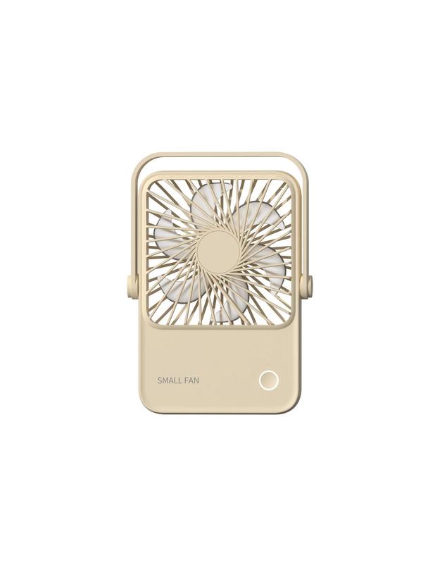 Wentylator / wiatrak biurkowy z regulowaną podstawką HX-122 beżowy