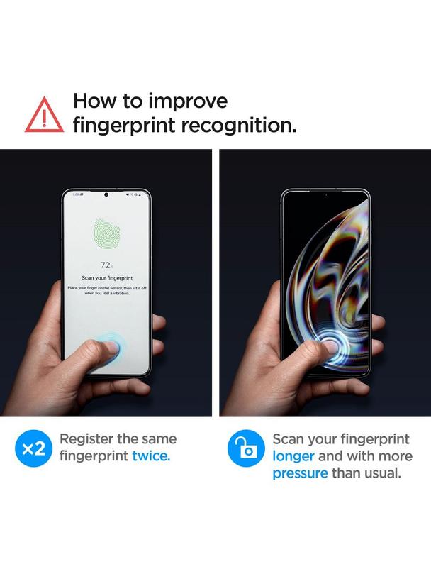 SPIGEN szkło hartowane GLAS.TR"EZ FIT" 2-pack do SAMSUNG S23 transparent