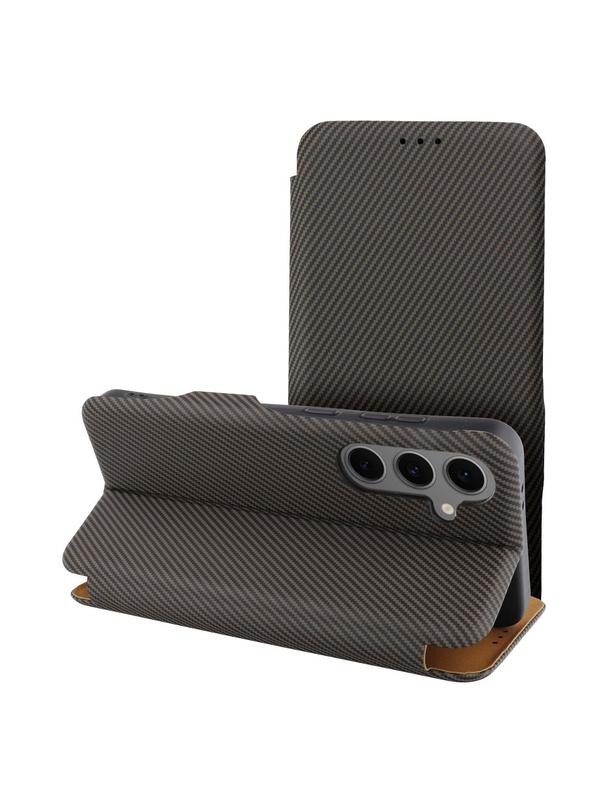 Kabura FOLIO Side Magnet do SAMSUNG S24 FE brązowy