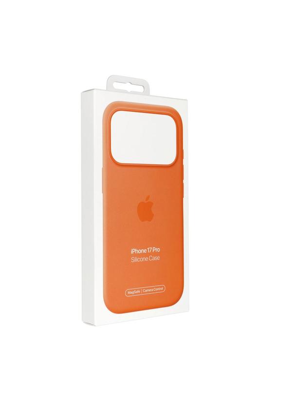iPhone 17 Pro Silicone Case with MagSafe – Orange 0INT