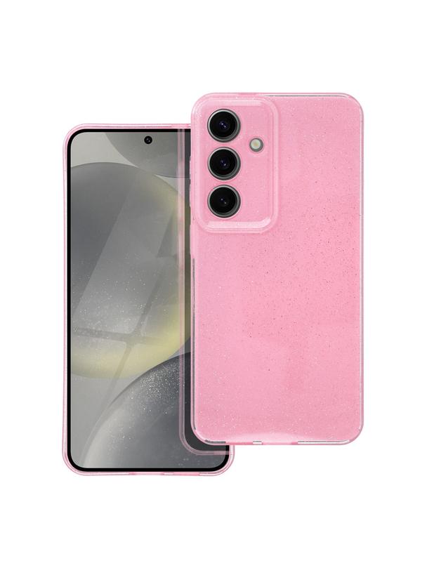 Futerał CLEAR CASE 2 mm BLINK do SAMSUNG S24 różowy