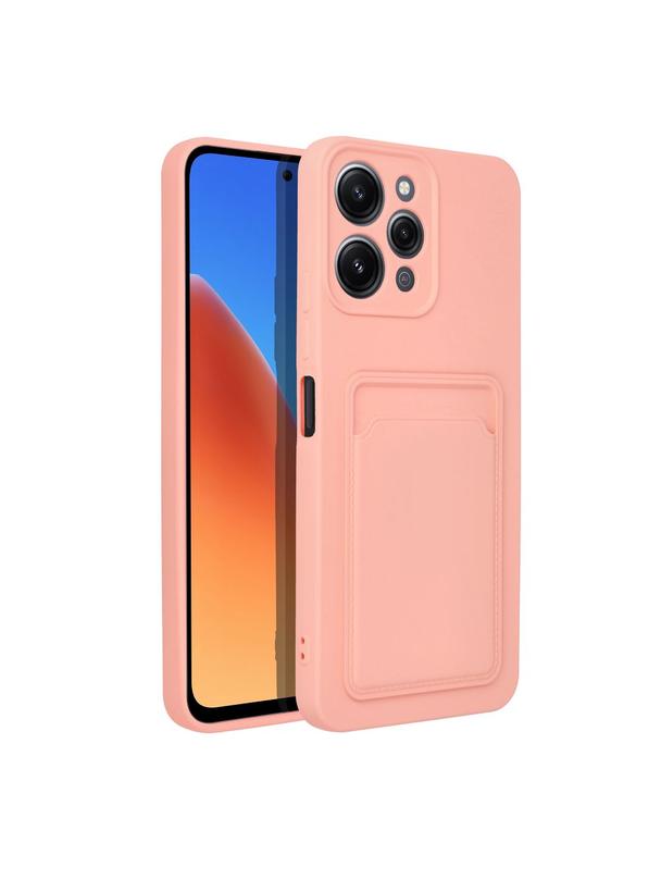 Futerał CARD CASE do XIAOMI Redmi 12 4G różowy