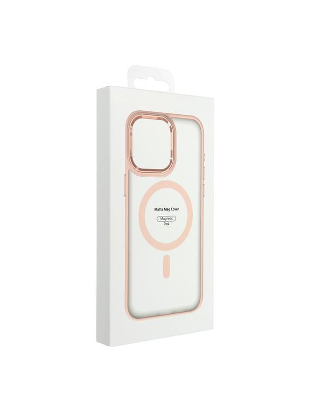 Futerał MATTE MAG COVER kompatybilny z MagSafe do IPHONE 11 różowy