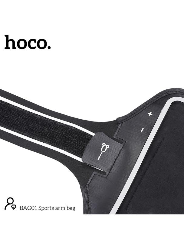 Etui na telefon do biegania Hoco do 7" BAG01 czarne