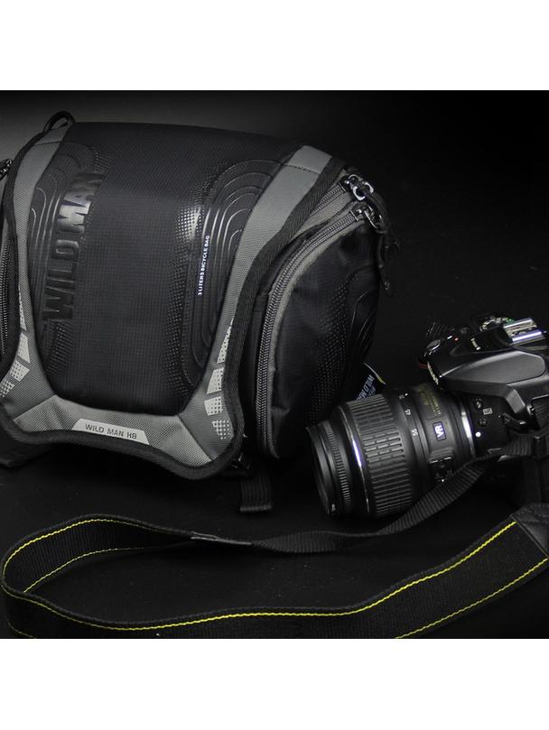 WILDMAN sakwa rowerowa na kierownicę na zamek H8 3L czarna