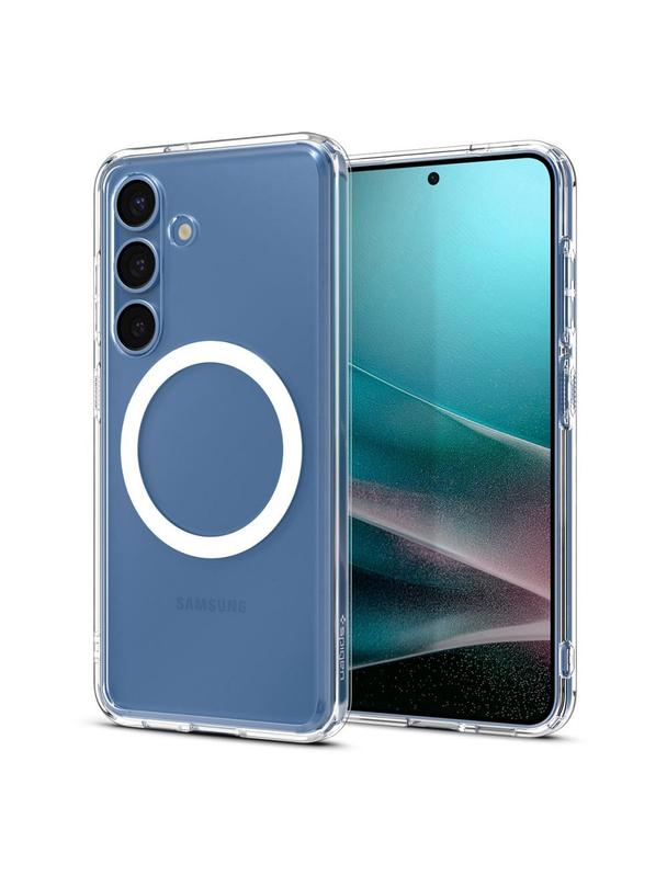 SPIGEN futerał ULTRA HYBRID MAG kompatybilny z MagSafe do S25 clear / white