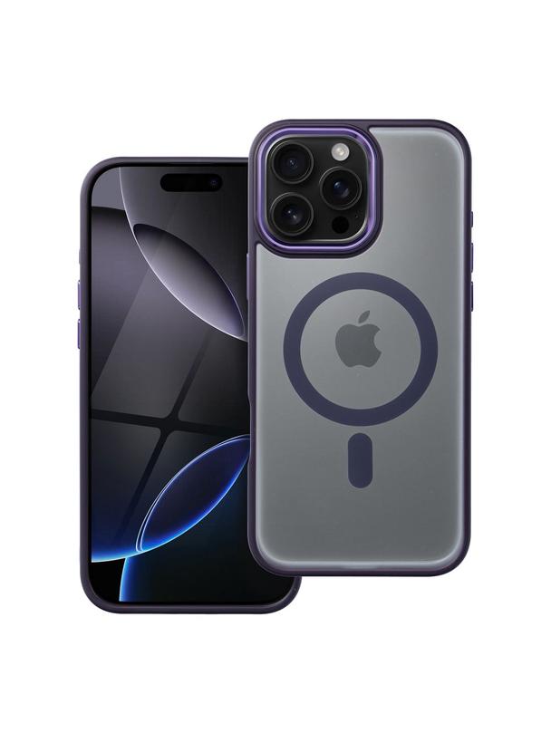 Futerał MATTE MAG COVER kompatybilny z MagSafe do IPHONE 16 Pro Max fioletowy