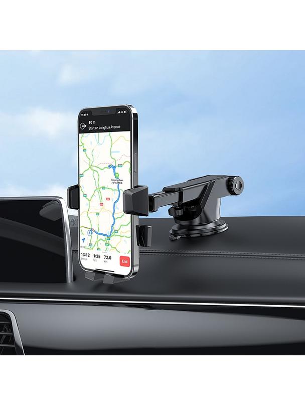 Uchwyt na telefon do samochodu uniwersalny Hoco do szyby / deski CA83 czarny