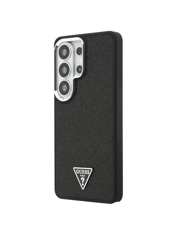 GUESS futerał do SAMSUNG S26 Ultra GUHMS26LPFGTSCMK (Fixed Glitter Triangle MagSafe) czarny