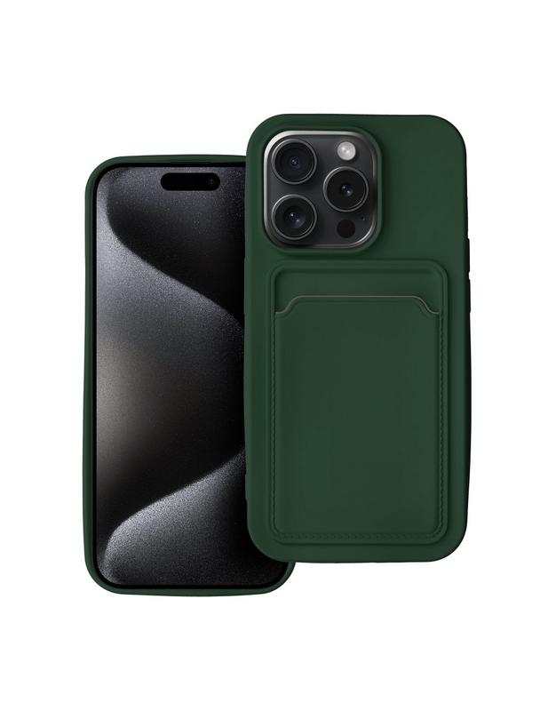 Futerał CARD CASE do IPHONE 15 Pro zielony