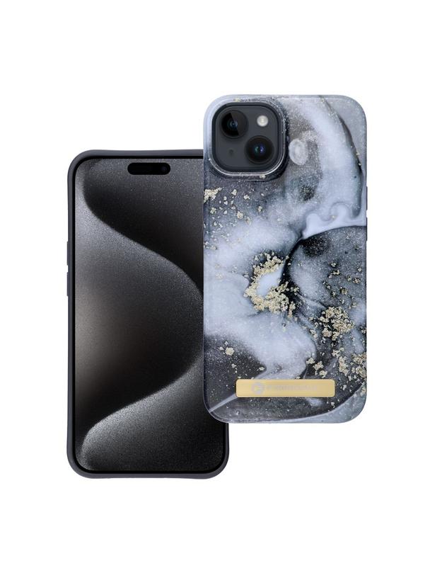 Etui na iPhone 14 Forcell F-Protect Mirage zgodny z MagSafe marble mist