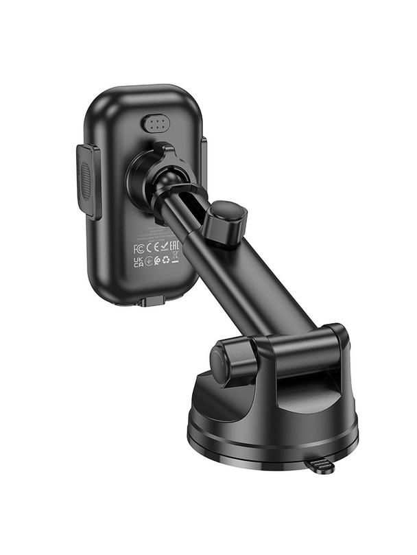 Uchwyt na telefon do samochodu indukcyjny Hoco 15 W do szyby / deski HW5 czarny