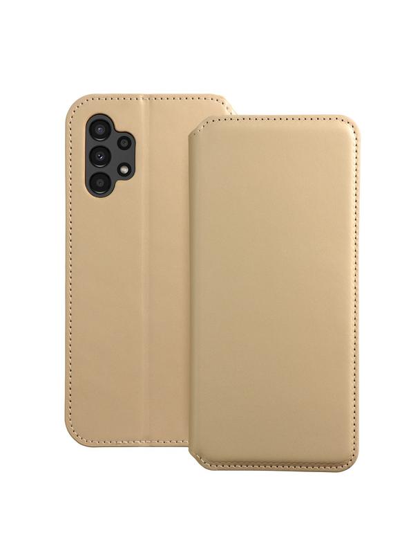 Kabura DUAL POCKET Book do SAMSUNG A13 4G złoty