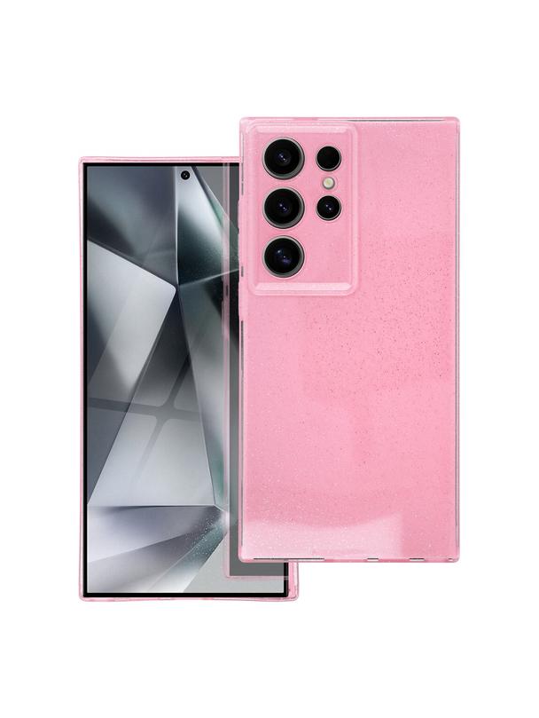 Futerał CLEAR CASE 2 mm BLINK do SAMSUNG S24 Ultra różowy