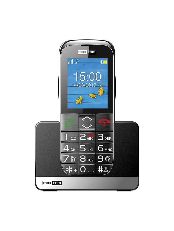 MAXCOM telefon dla seniora MM720 SE czarny