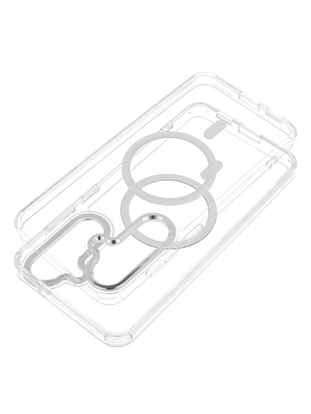 Futerał FRAME CLEAR HYBRID MAG COVER kompatybilny z MagSafe do SAMSUNG A16 transparentny