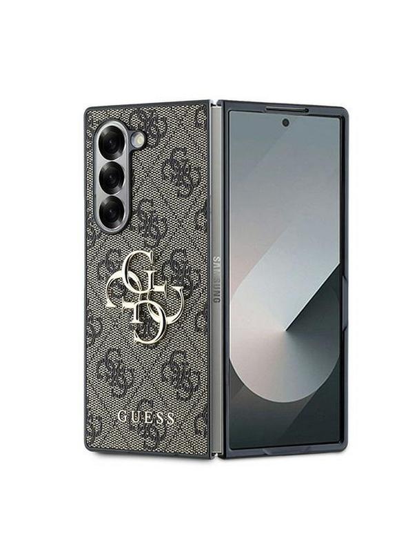 GUESS futerał do SAMSUNG Z Fold 6 GUHCZFD64GMGBR (PU 4G Leather Metal Logo) brązowy