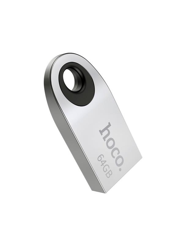 Pendrive 64GB USB 2.0 (USB A) Hoco mini UD9 srebrny