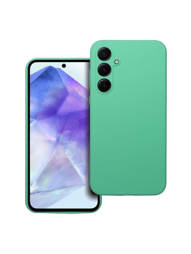 Futerał SILICONE 2mm do SAMSUNG A55 5G miętowy