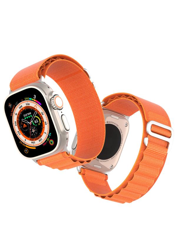 DUX DUCIS pasek GS nylonowy do Apple Watch 38 / 40 / 41 mm pomarańczowy