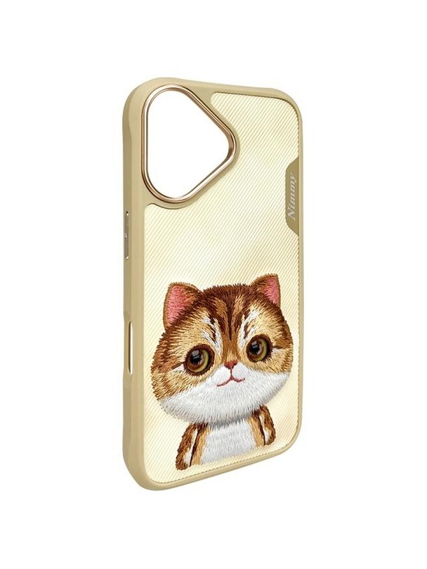 NIMMY futerał BIG EYED PET 2.0 Cat do IPHONE 16 khaki