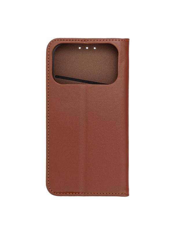 Kabura SMART PRO Book skórzana do IPHONE 17 Pro brązowy