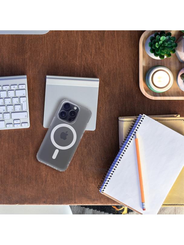 Futerał FROST MAG COVER kompatybilny z MagSafe do SAMSUNG S25 Edge transparentny zmrożony