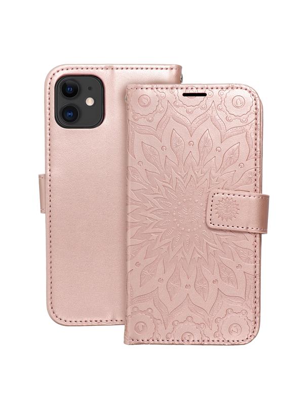 Kabura MEZZO Book do IPHONE 11 mandala złoty róż