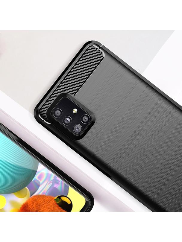 Futerał do Samsung A51 5G Carbon czarny