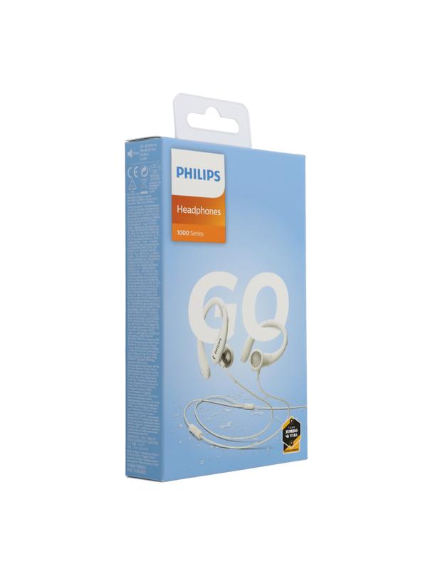 Słuchawki przewodowe douszne Jack 3,5 mm Philips TAA1105WT białe