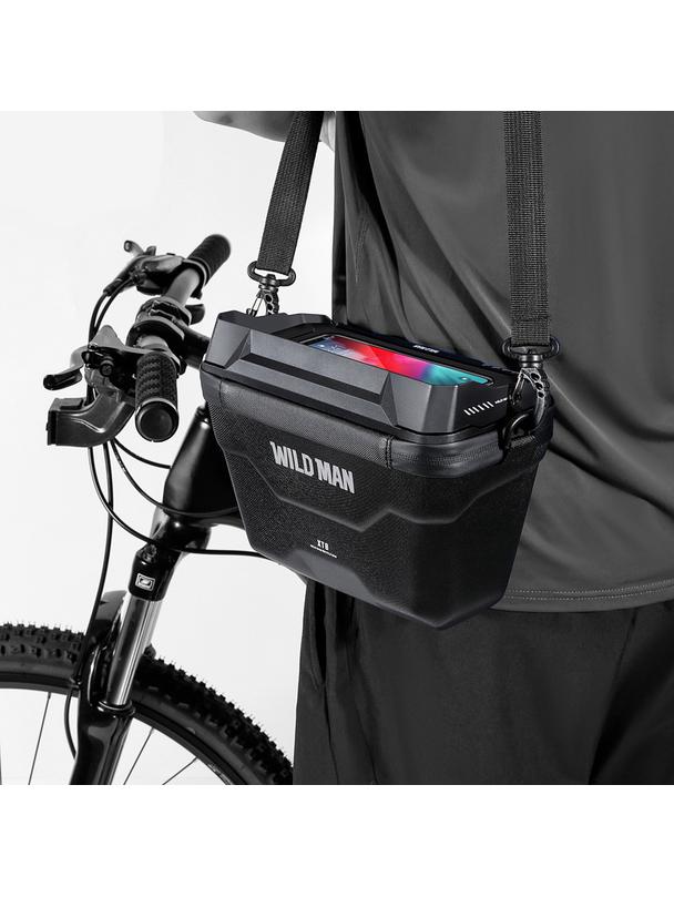 WILDMAN sakwa rowerowa na kierownicę na zamek 3L (4"-7") XT8 czarna