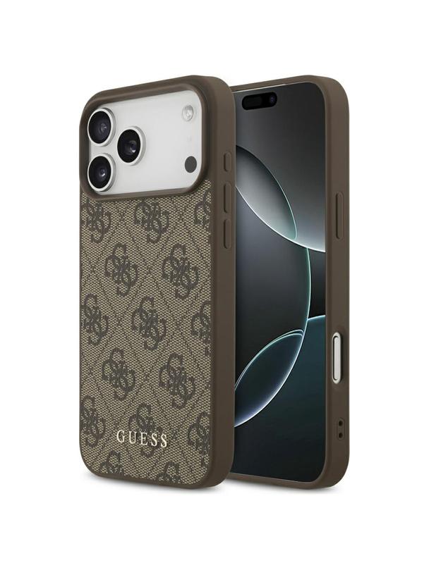 GUESS futerał do IPHONE 17 Pro Max GUHCP17XG4GFBR (PU 4G Classic) brązowy