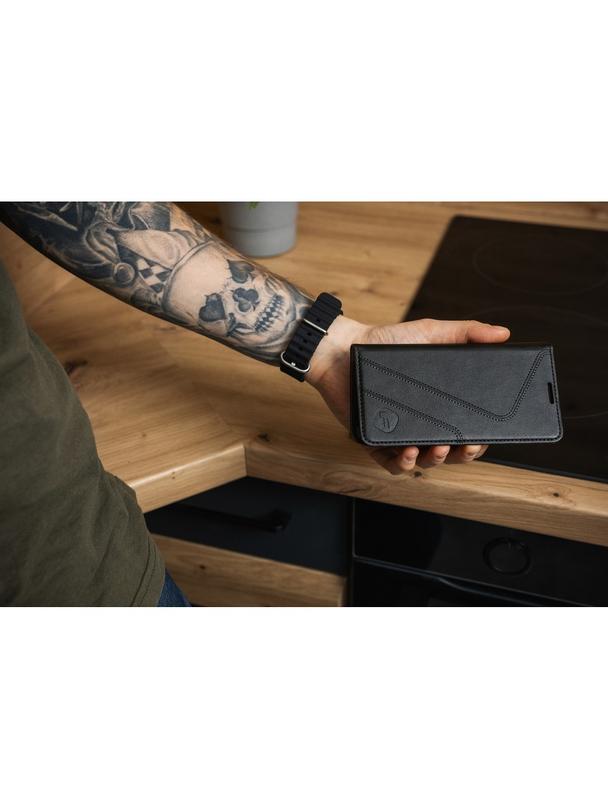 Pokrowiec na iPhone 15 PRO MAX Forcell F-Protect RFID Blocker Book czarny