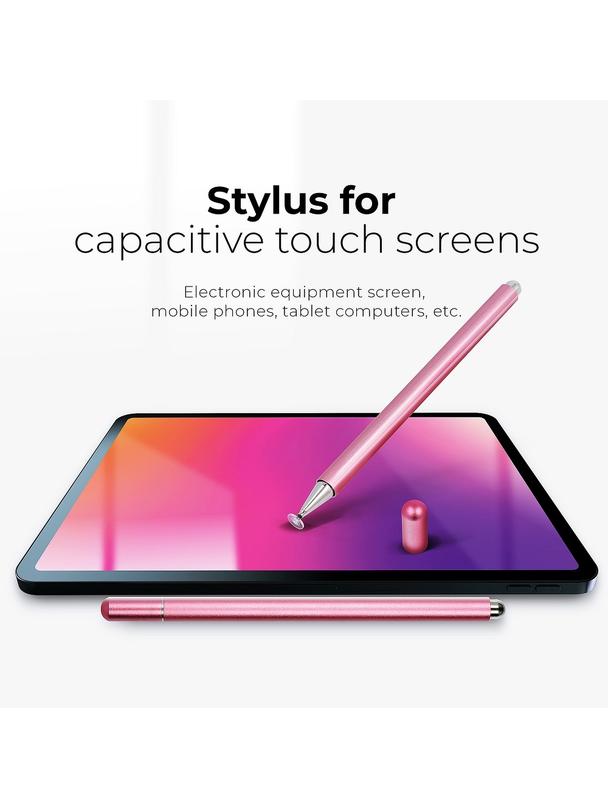 Rysik do ekranów dotykowych pojemnościowy różowy