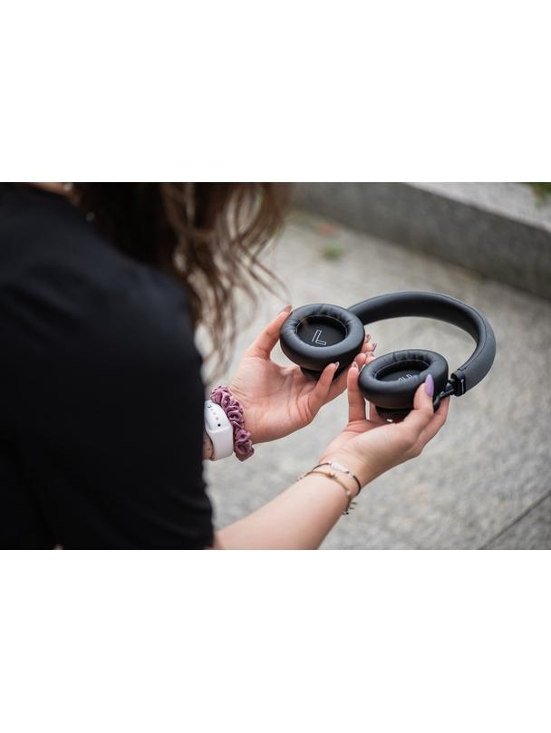 Słuchawki bezprzewodowe nauszne Forcell F-Audio Touch Beat ANC czarne