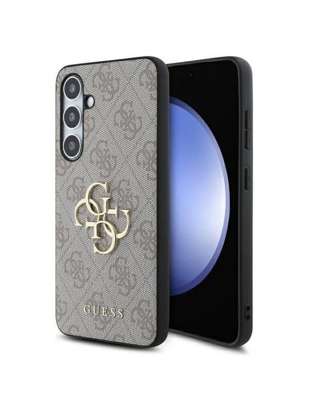 GUESS futerał do SAMSUNG S24 FE GUHCS24FE4GMGPI (HC PU 4G Big Metal Logo) różowy