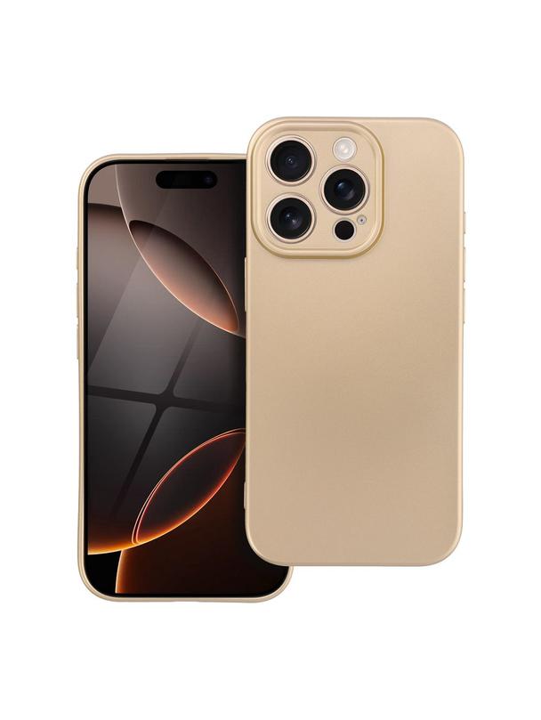 Futerał METALLIC do IPHONE 16 Pro złoty