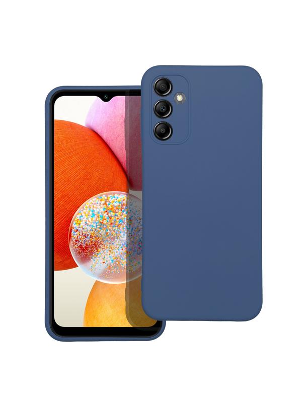Futerał SILICONE do SAMSUNG A14 5G / A14 4G niebieski