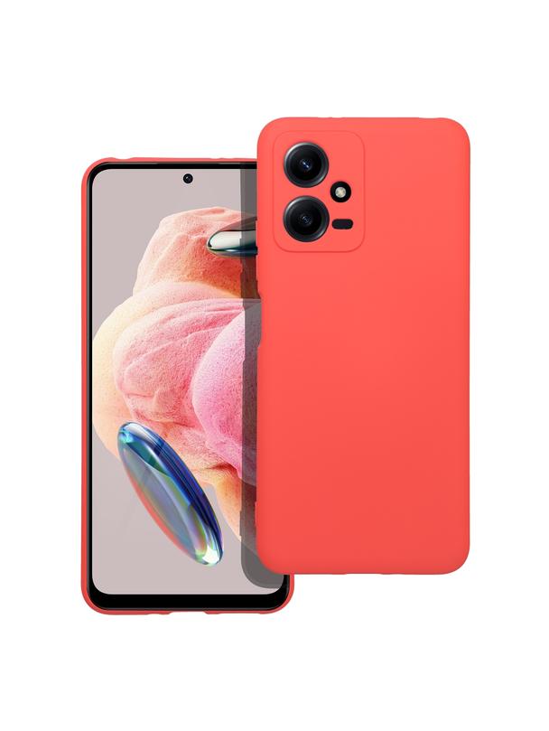 Futerał SILICONE do XIAOMI Redmi Note 12 5G brzoskwiniowy