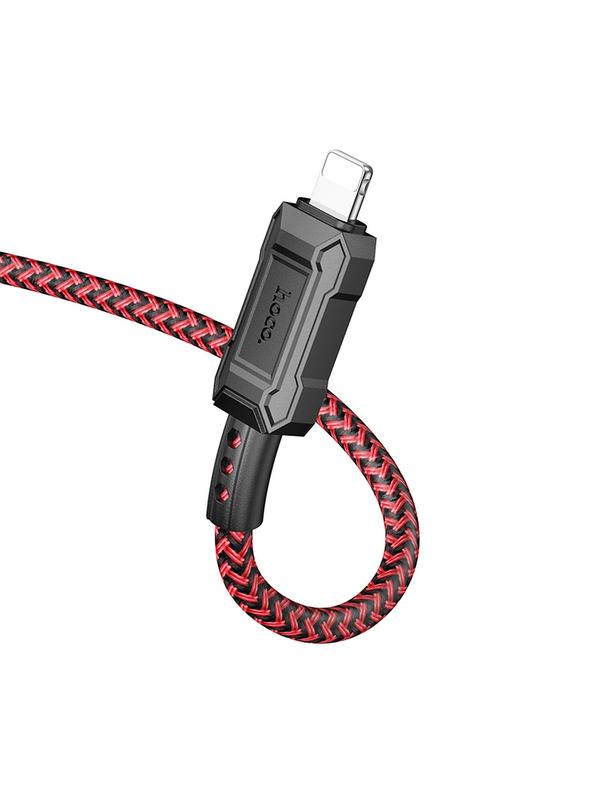 Kabel USB C do Lightning Hoco PD 2,4A 20W 1 m X94 czerwony