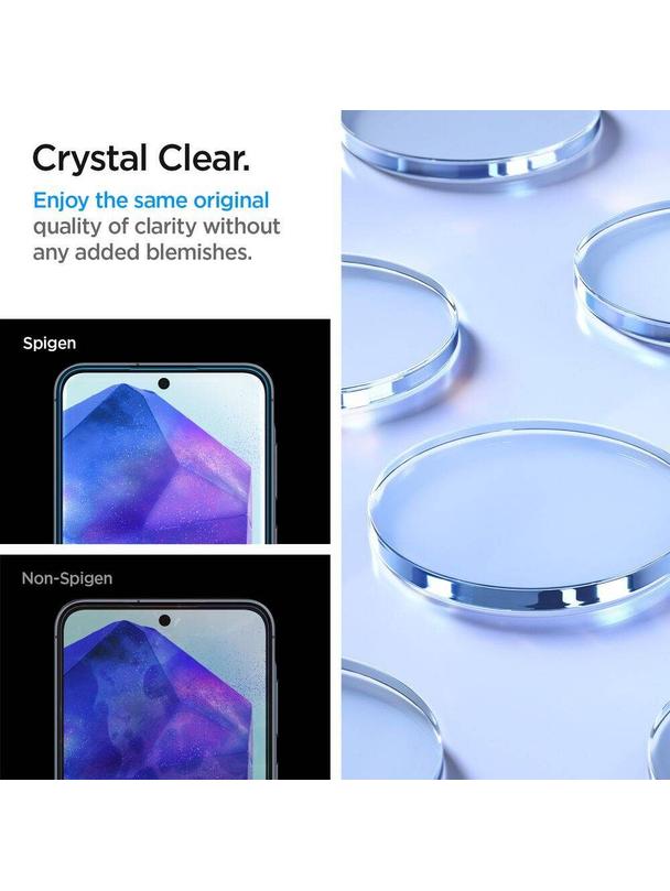 SPIGEN szkło hartowane ALM GLAS.TR 2-pack do SAMSUNG A55 5G clear